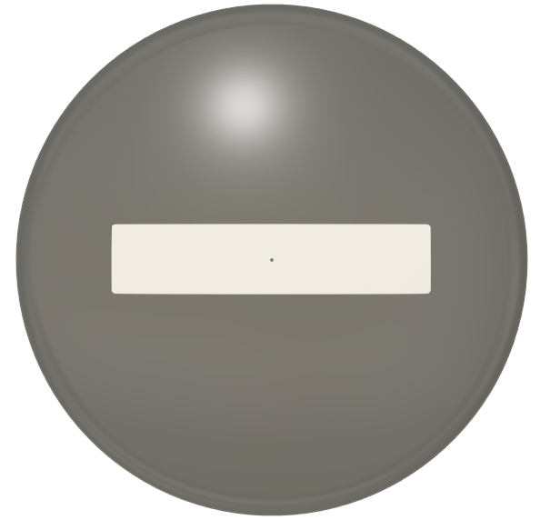 Gray MINUS resistance button